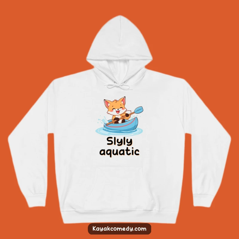 Funny Fox Cub Splash Hoodie: Stay Cozy and Cheerful with This Hilarious Design